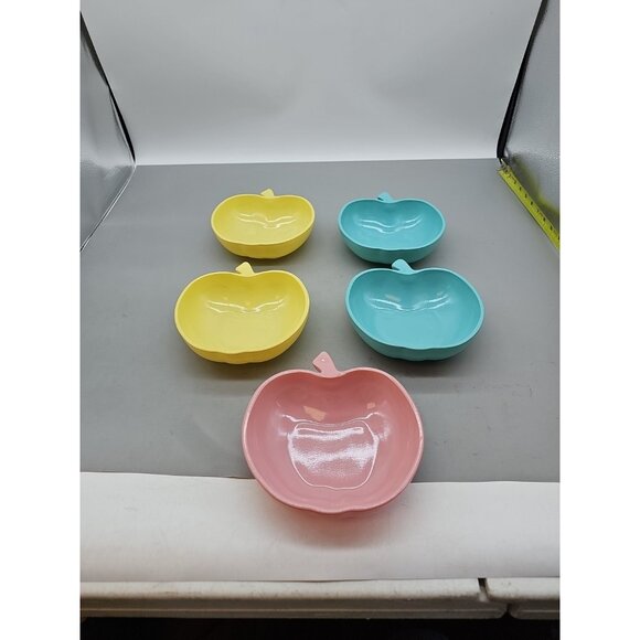 Vtg MCM Hazel Atlas Platonite Salad Server Set 5 Pc.‎ Beautiful Shiny Condition